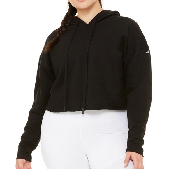 ALO Yoga Sweaters - Alo Yoga Edge Hoodie / Black / Small